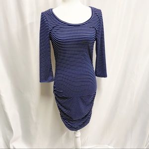 Piphany Amsterdam Blue Striped Dress